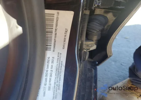 2015 Maserati Quattroporte S z USA, uszkodzony, nr VIN ZAM56RRA7F1161464